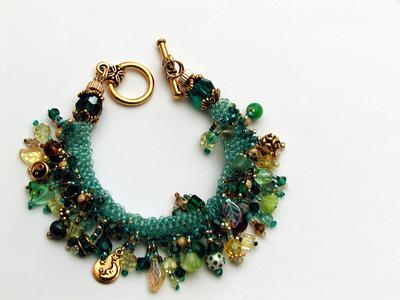 Green bracelet my mother in law made #2