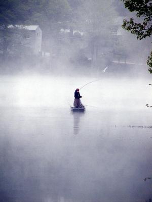 Foggy fishermen