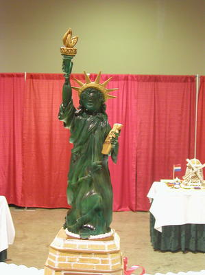 Gingerbread statue of liberty #2