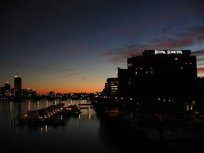 Boston and Cambridge sunset #3