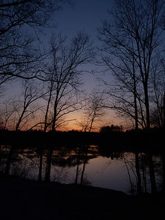 Spectacle Pond sunset