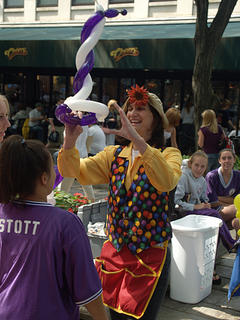 Balloon vendor at Faneuil Hall