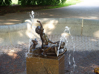 Boston fountain in the public garden