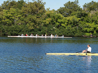 Rowing on the Charles river #4