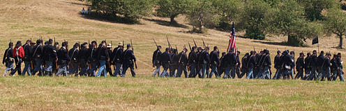 The union army gets into position