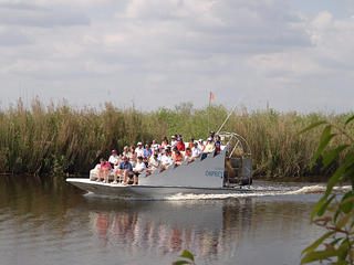 Everglades tour boat