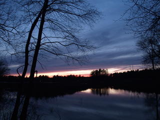 Spectacle Pond sunset