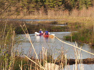 Kayakers on Spectacle Pond #2
