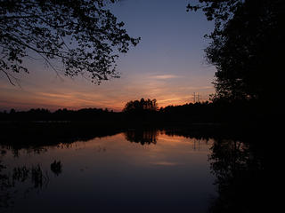 Sunset over Spectacle Pond #6