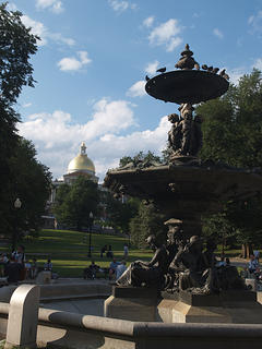 State house and fountain