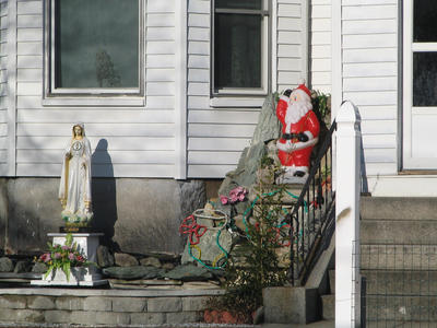 Mary and Santa