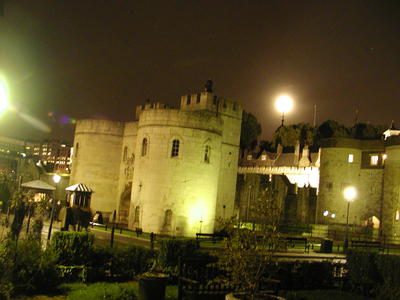 London Tower at night