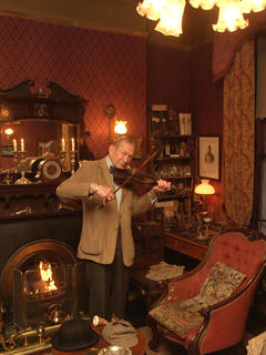 Sherlock Holmes and violin