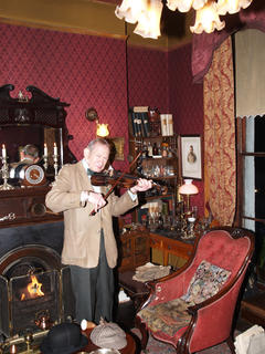 Sherlock Holmes and the violin
