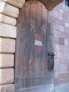 Painted door