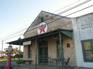 Old Texas gas station