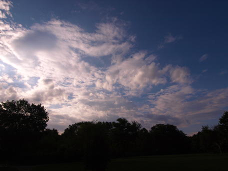 Clouds over the Acton Aboretium