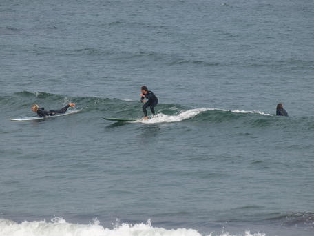 Surfing in Maine #3