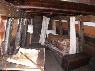 Mayflower officer's cabin