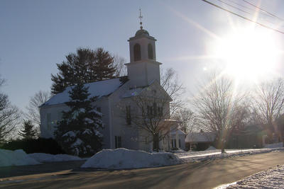 Harvard UCC church in winter #2