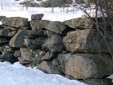 Stonewall in winter