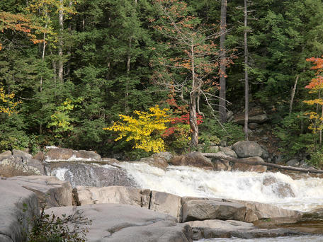 Flowing stream along the Kancamagus scenic byway #3