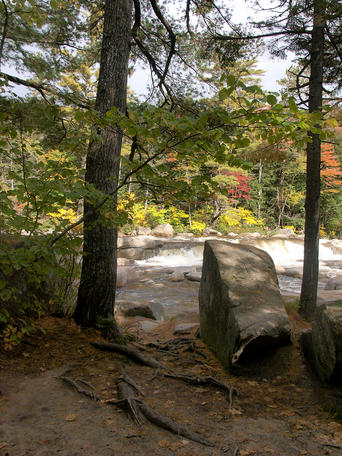 Flowing stream along the Kancamagus scenic byway #5