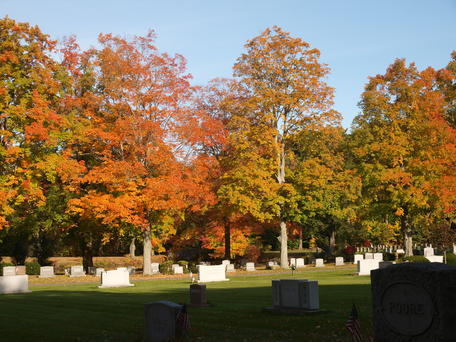 Andover cemetary in fall #2