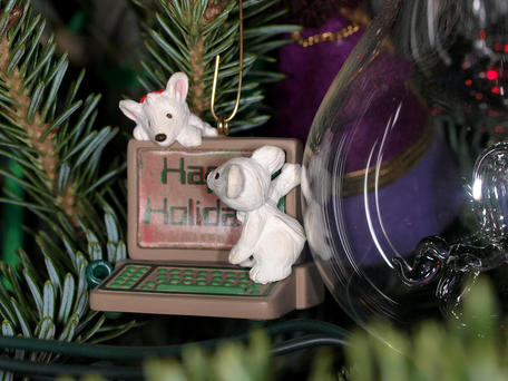 Computer mice ornament