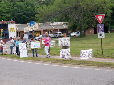 Protest against Pan-am plan to pave over the Ayer aquifer #3