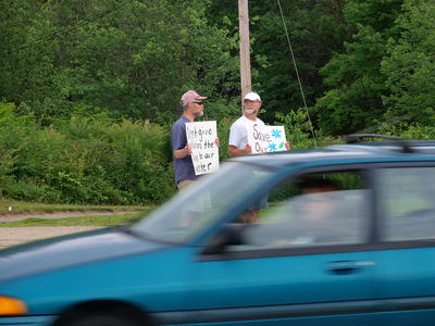 Protest against Pan-am plan to pave over the Ayer aquifer #6