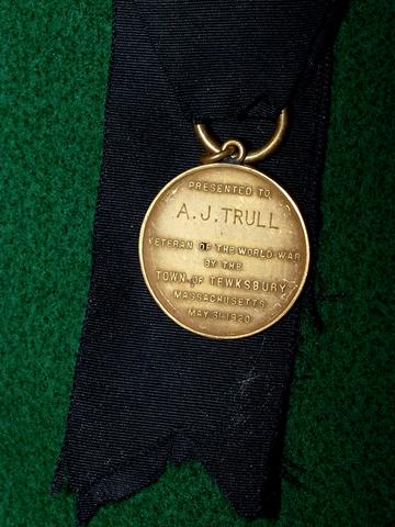 A. J. Trull World War I medal #3