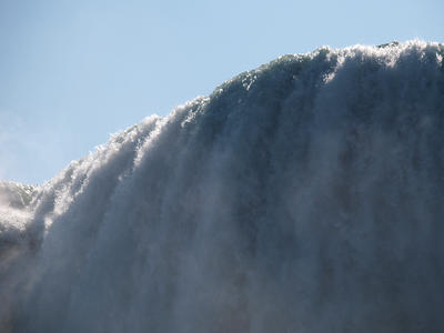 Niagara falls closeup