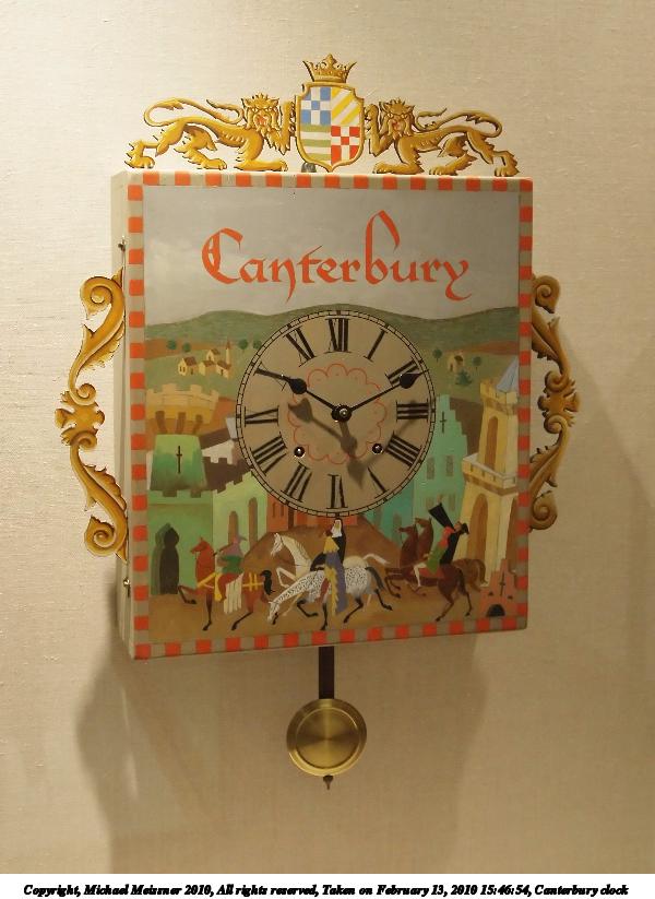 Canterbury clock