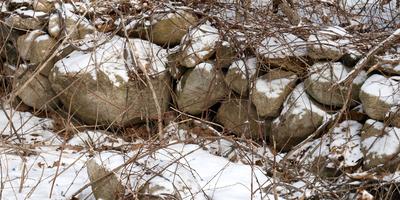 Winter stone wall #3