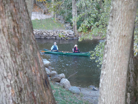 Canoeing at Minuteman park