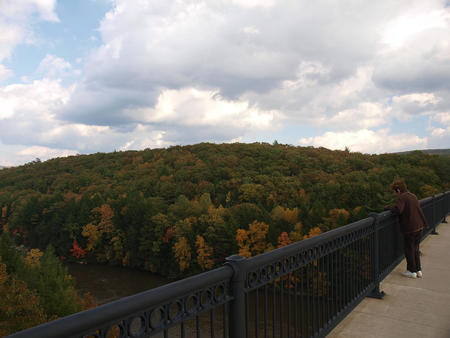 Connecticut river valley in fall