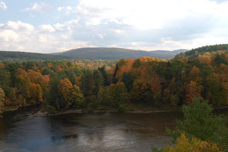 Connecticut river valley in fall #4