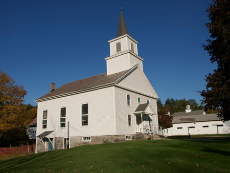 Erving church in fall #2