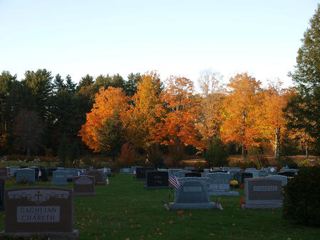 Andover cemetary in fall #14