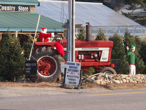 Santa's tractor