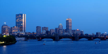 Boston at dusk #9