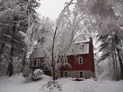 Our house in winter