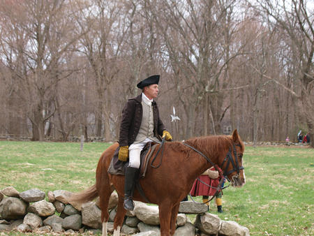 Colonist officer with horse #5