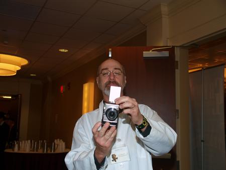 The steampunk photographer is photographed #2