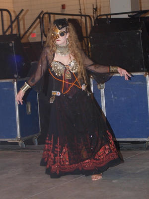 Sybil the steampunk zombie belly dancer