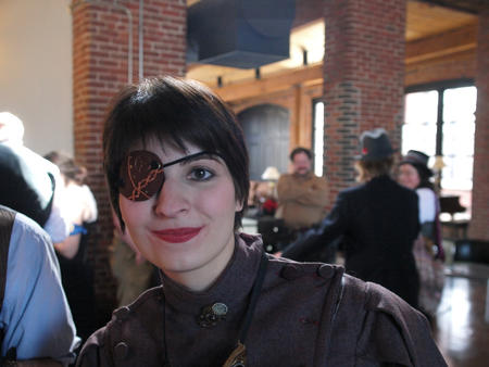 Steampunker with an eyepatch