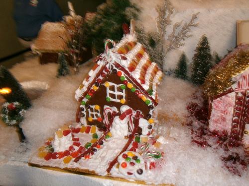 Employee made gingerbread houses #4