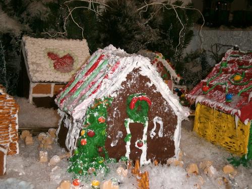 Employee made gingerbread houses #8