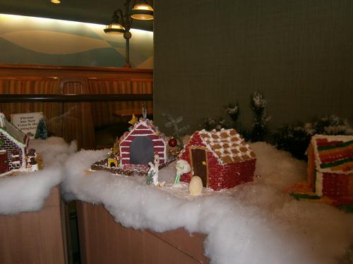 Employee made gingerbread houses #12